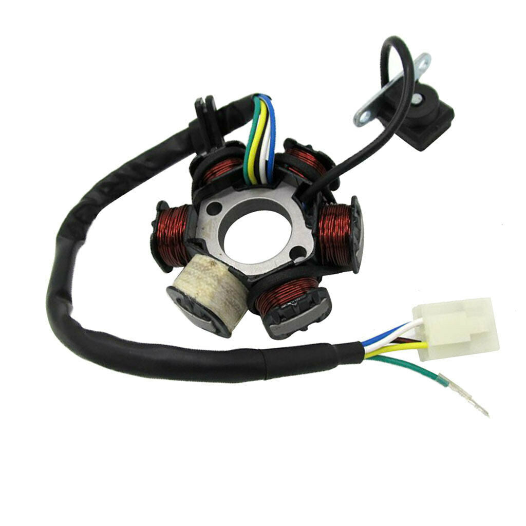 Ignition Stator Magneto AC 6 Pole Coil for GY6 50cc 70cc 90cc 125cc 150cc
