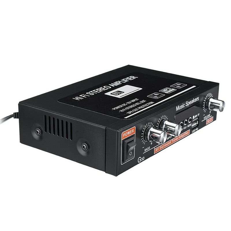 G30 Audio Amplifier Amplificador Digital Home Power Bluetooth Hifi Stereo SubwO3