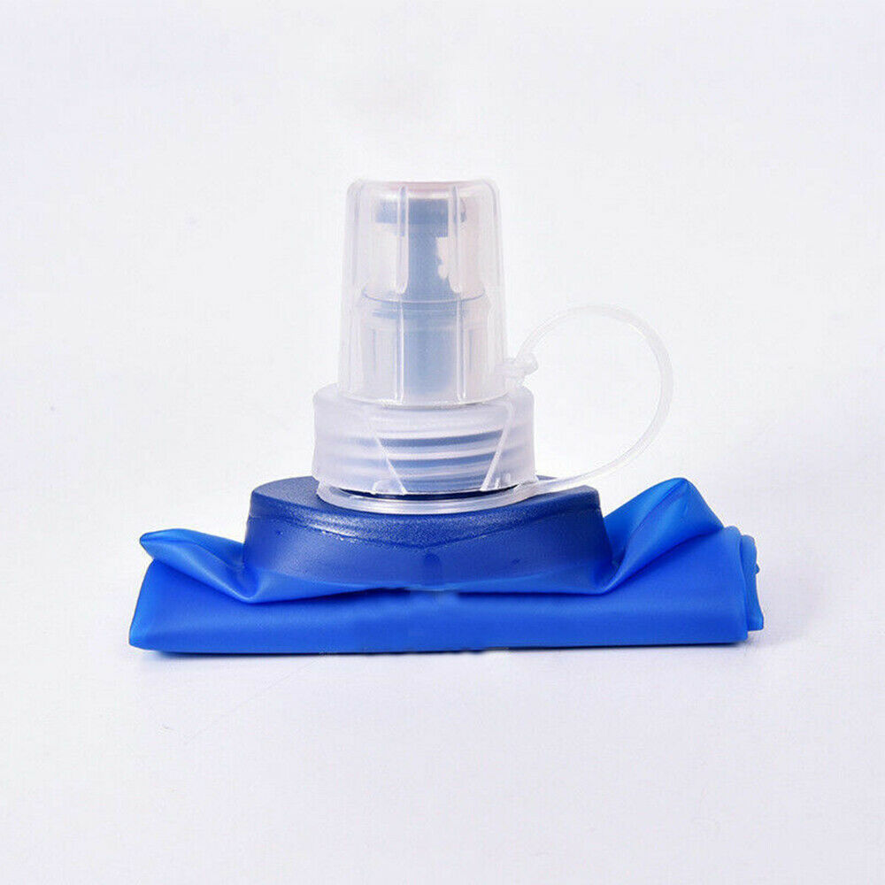 Sports Soft Water Bottle Folding Flask BPA Free TPU for Running Hiking Cycling