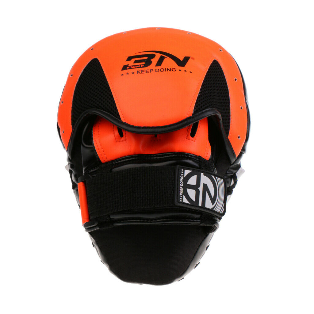 2X Boxing Punching Pad Kicking Fighting Muay Thai MMA Hand Target Mitts Orange