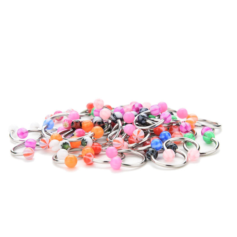 10x Eyebrow Lip Tongue Nose Navel Belly Button Studs Body Piercing lyPGrr.l8