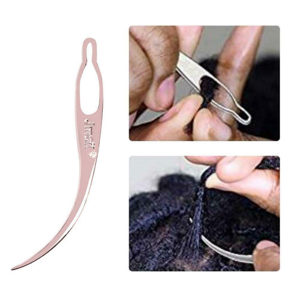 4x Easy Dreadlocks Crochet Needle Hair Braiding Wig Making Decor Tools 3in