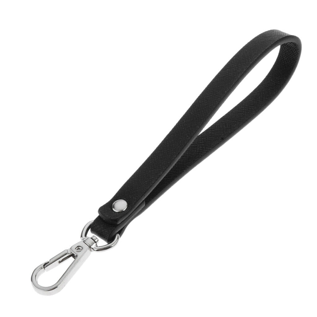 2x PU Leather Keychain Wrist Strap for Wristlet Purse Cellphone Key NEW