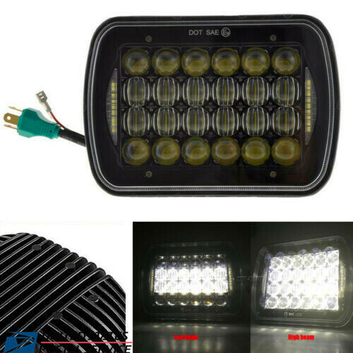 1PC 7" 10-30V Truck Car SUV Hi/Lo Beam LED Bulb Headlight H4 Headlamp Waterproof