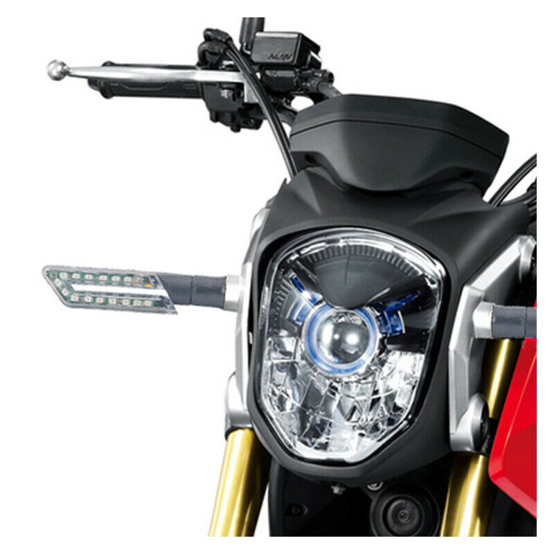 Motorcycle Dirt Bike 12V LED Turn Signal Indicator Blinker Light Lamp Kit Amber