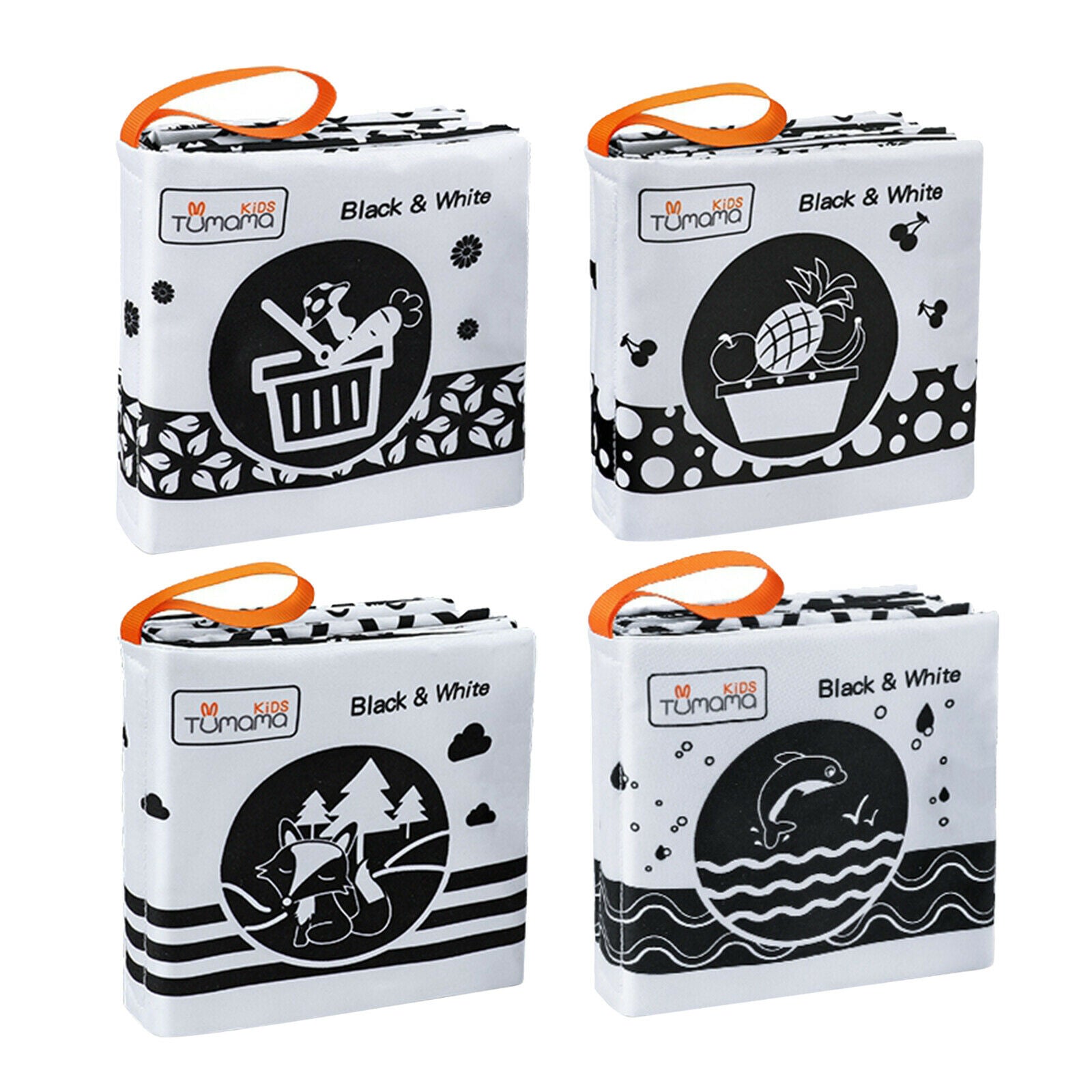 Soft Fabric Baby Books Baby Books Non-toxic Fabric Baby Crinkle Sound Bath Books