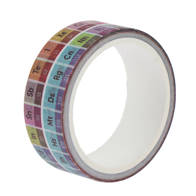 15mm*5m periodic table of the elements adhesive tape DIY scrapbooking sti.l8