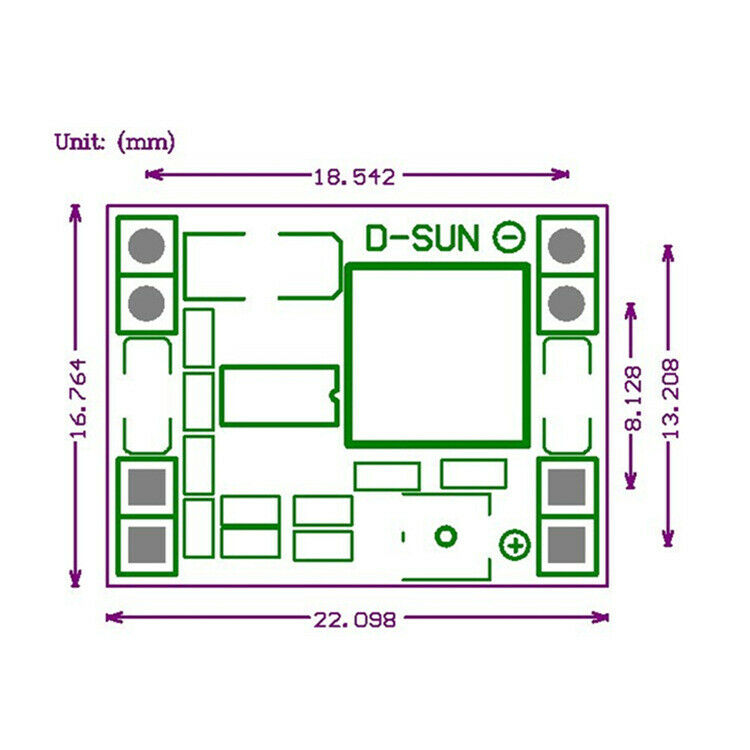 Step-Down Power Module Dc-Dc 3A Adjustable Small Module Ultra Small Size