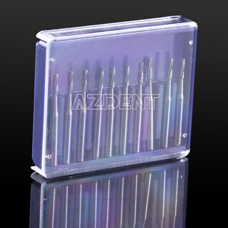 20X Dental Tungsten Steel Carbide Burs FG557 for High Speed Handpiece 10pcs/box