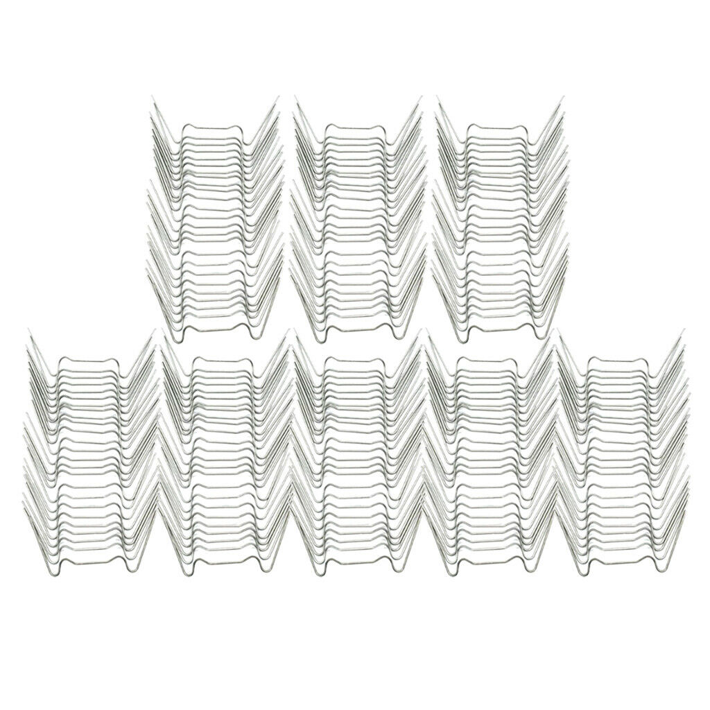 200 Pieces W Type Glazing Glass Clips Stainless Use Fttings for Greenhouse