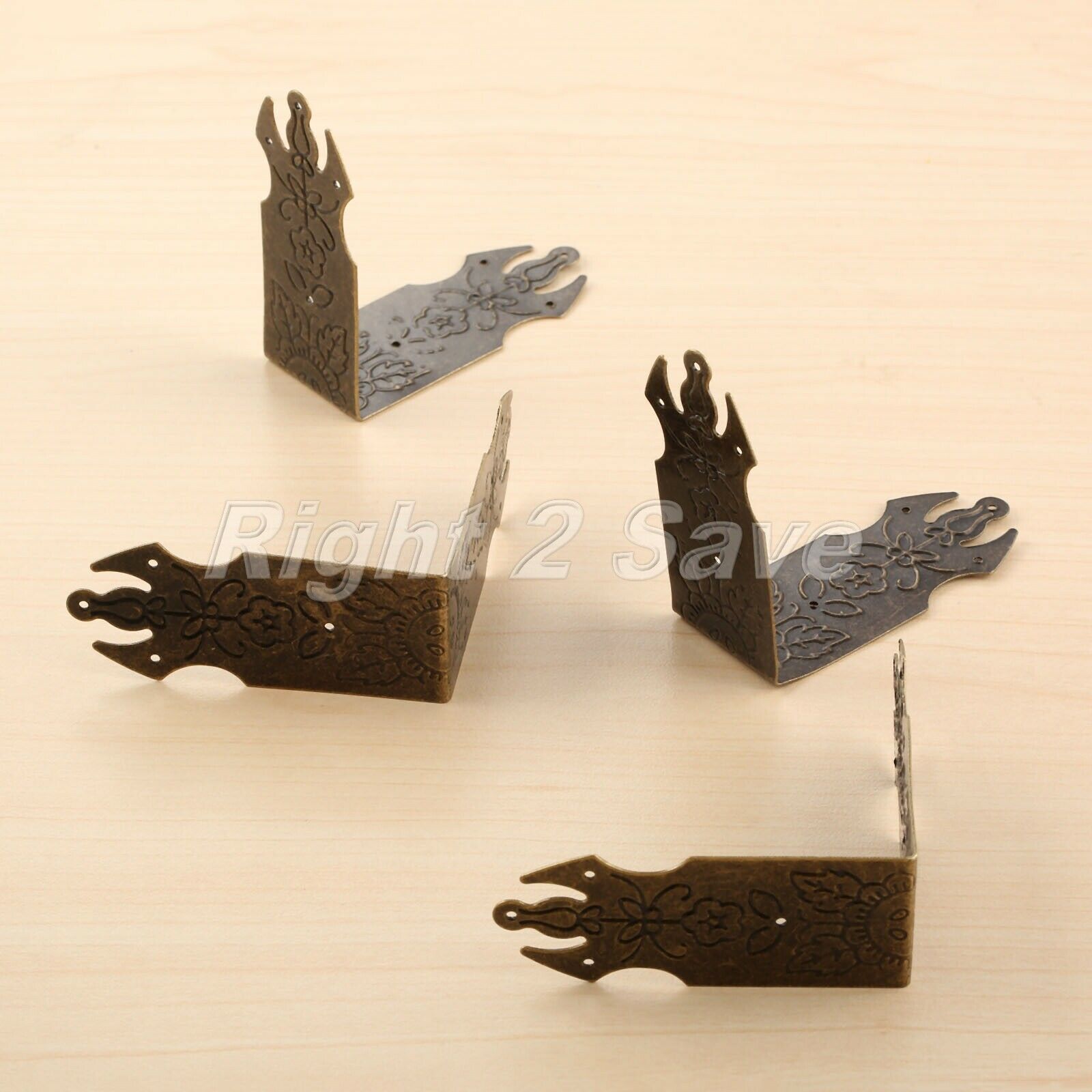 69*69*29mm Jewelry Box Decorative Wooden Chest Edge Cover Corner Protector Guard