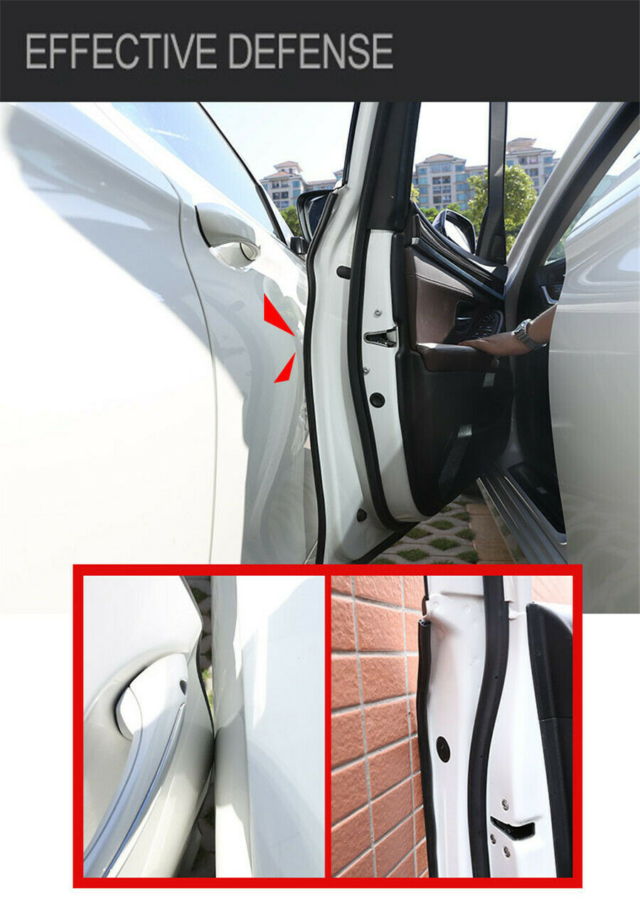 5M Car Rubber Strip Door Seal Strip Car Door Edge Guards Soft U-Shape 18×10mm