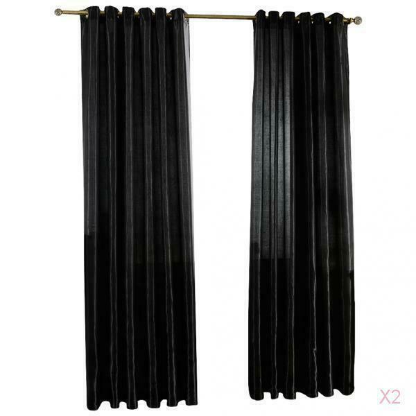 Blackout Curtains Lined Thermal Light Reducing Panels for Bedroom Set Grommet