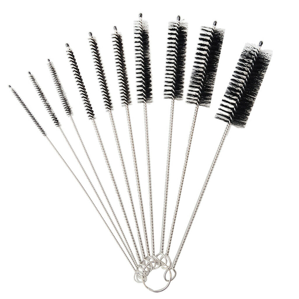 10pcs Small Wire Brush Cleaning Brush with Twisted Wire Handle