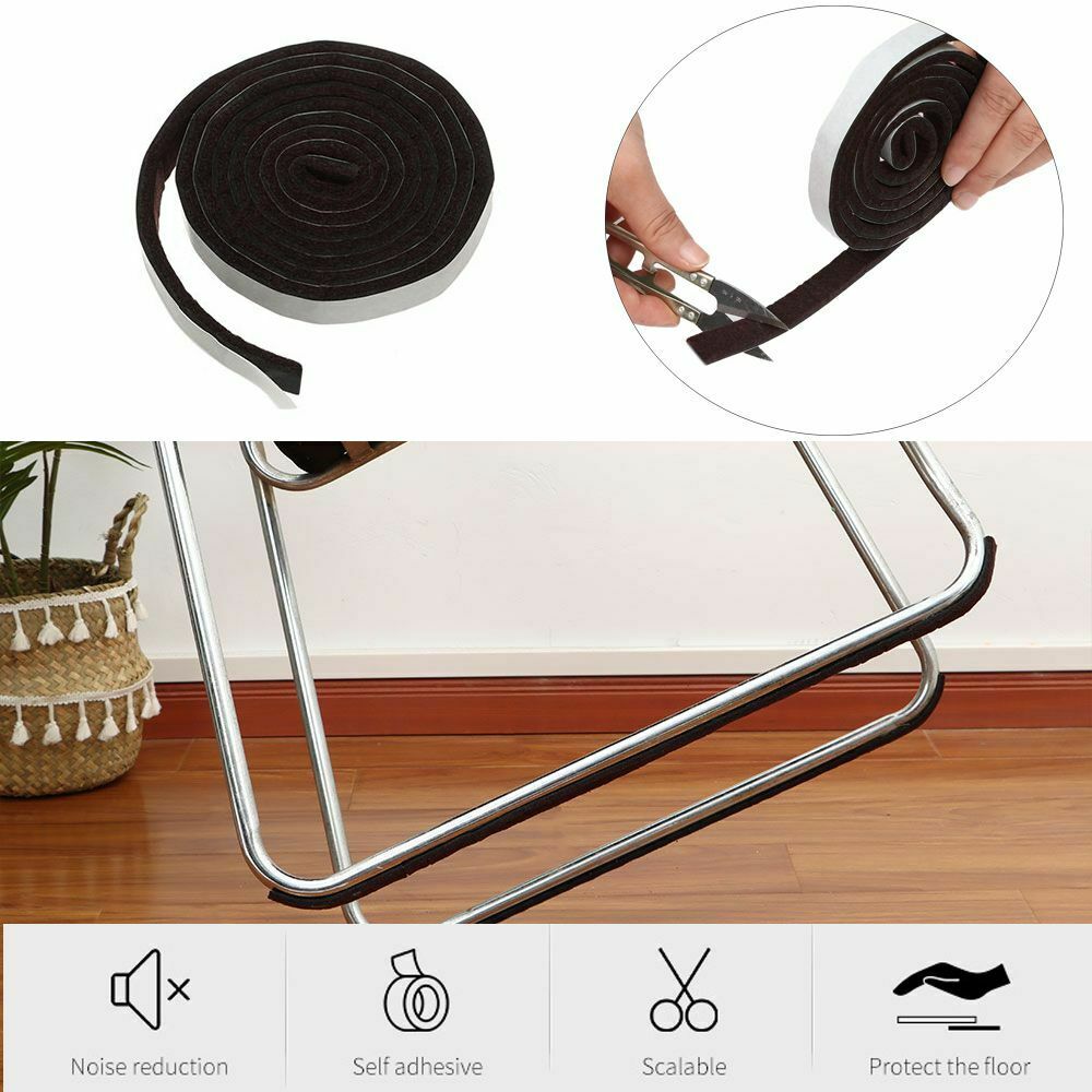 Anti-slip Mat Anti Noisy Bow Type Chair Pads Furniture Leg Felt Mat