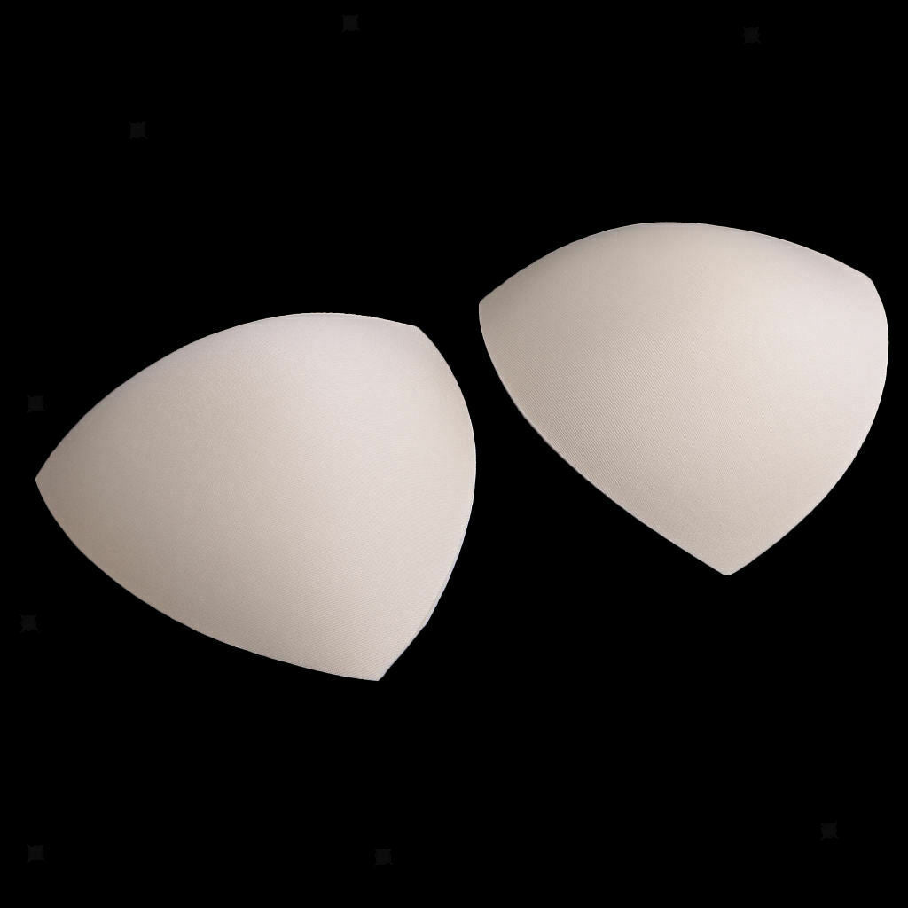 9 Pairs Soft Women's Triangle Bra Pads Inserts For Sports Bra Bikini