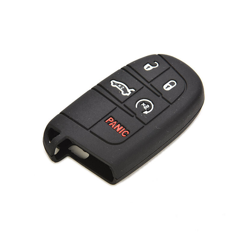 5 BTN  Silicone Case Cover For Jeep Chrysler Dodge Fiat Remote Smart Key B H Tt