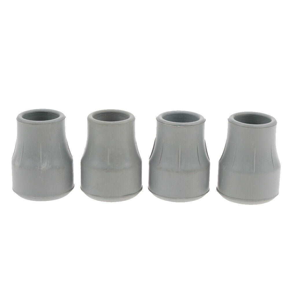 Pack of 4 22mm Trekking Hiking Pole Rubber Tips/Feet Cover/End  /Protector