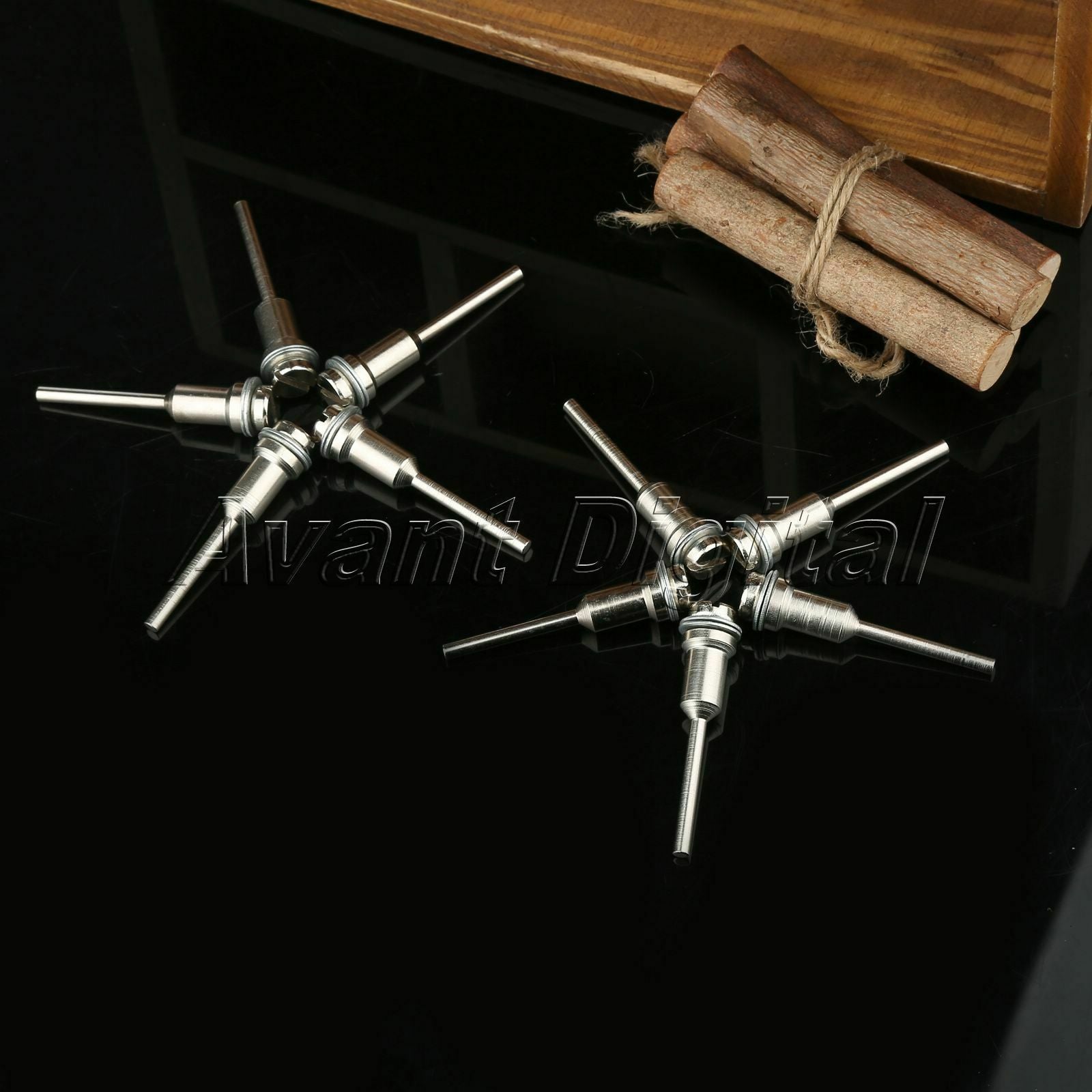 10pcs Shank Screw Mandrel HSS Cutting Arbor for Cut-Off Wheel Rotary Tool