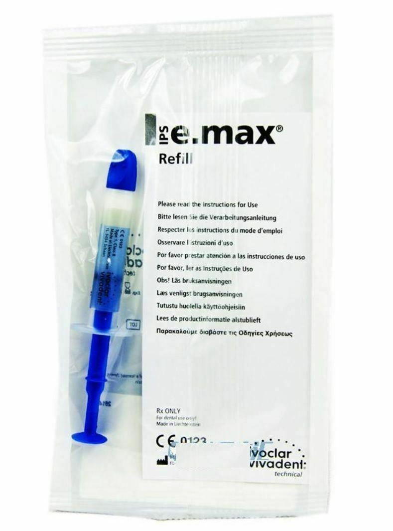 Dental IPS E.MAX CAD CRYSTALL / GLAZE PASTE 3G Refill