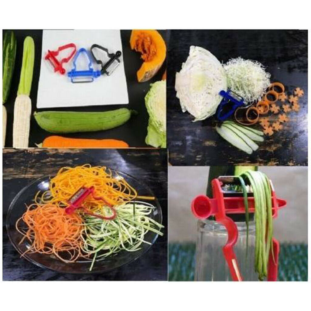 3 pieces Multifunctional Stainless Steel Potato Peelers for Kitchen , Fruit and
