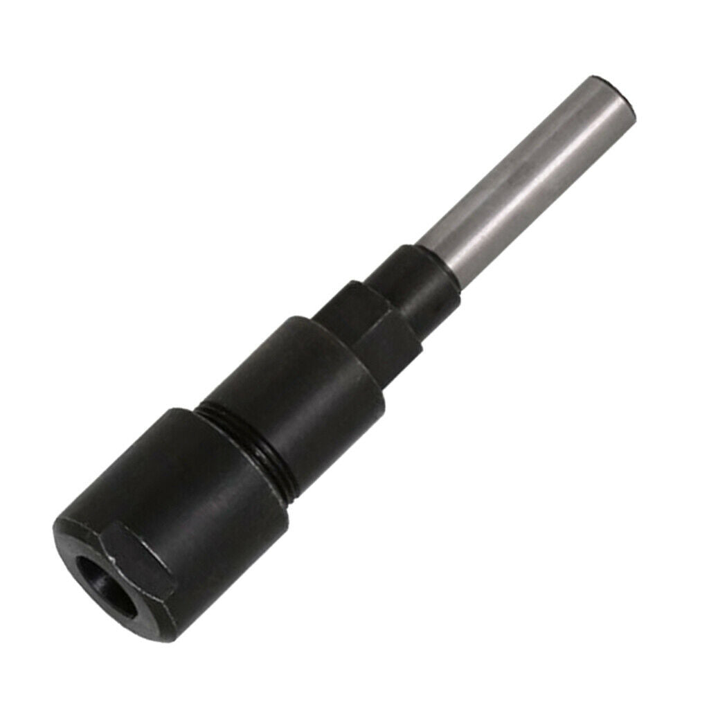 Set of 2 Extension Rod Trimming Extender Chuck Holder 1/4Inch&8mm Shank