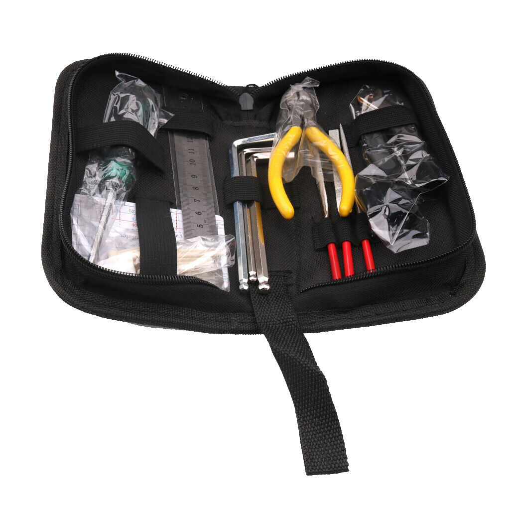 11 Kinds Guitar Repair Tools Kit Wrench String Cutter Nut File Guitar Parts