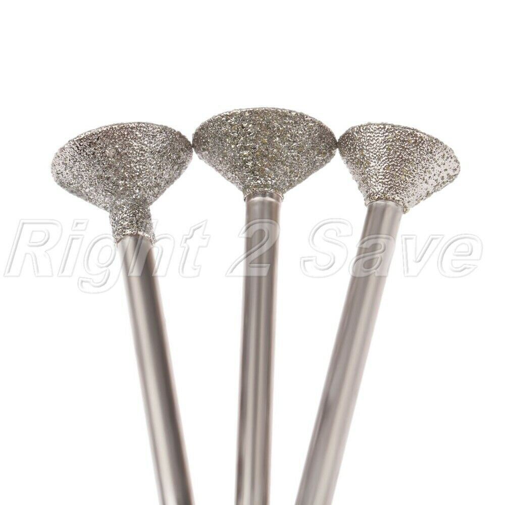 High Quality Diamond C3 Jade Amber Carving Grinding Needle Rotary Tool 10mm/12mm