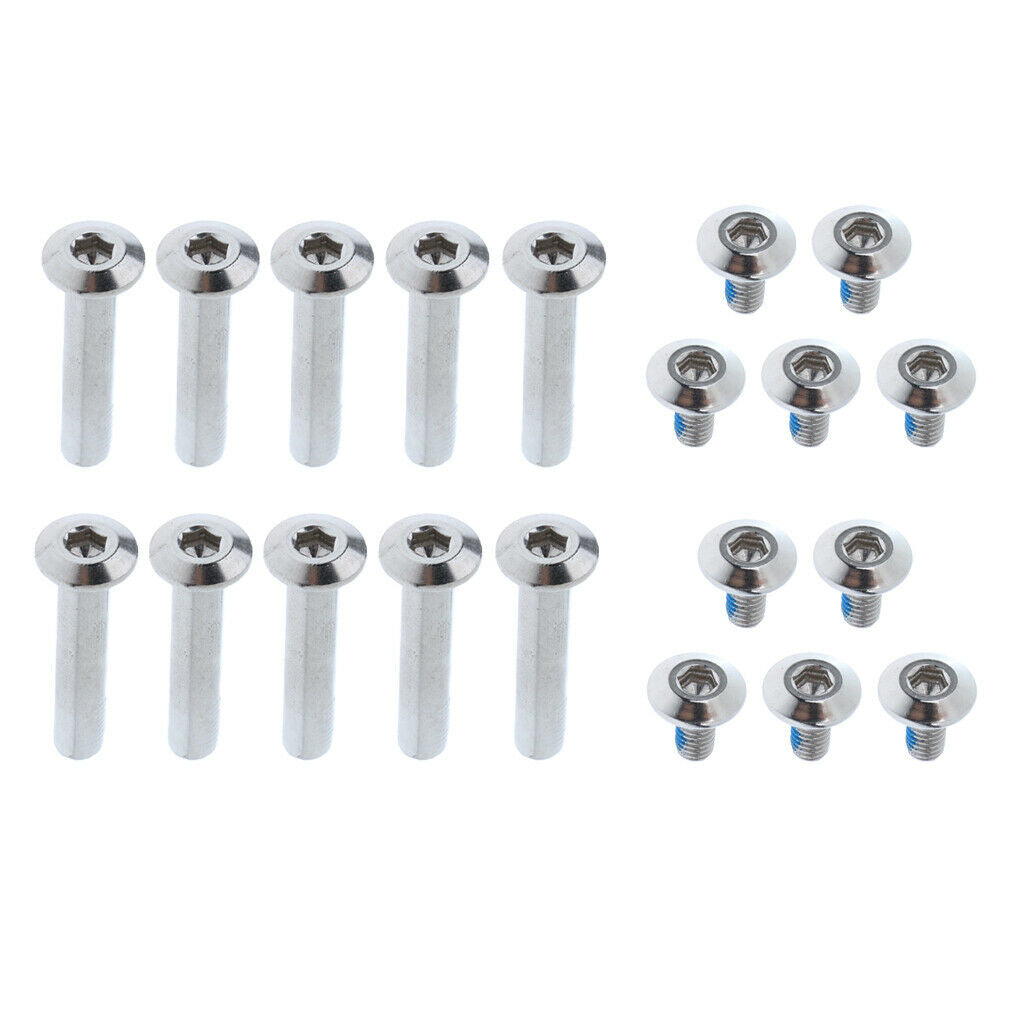 2X 1 Set Inline Skate Wheel Screw Nail Replacement Roller Skates Nut Bolts 31mm