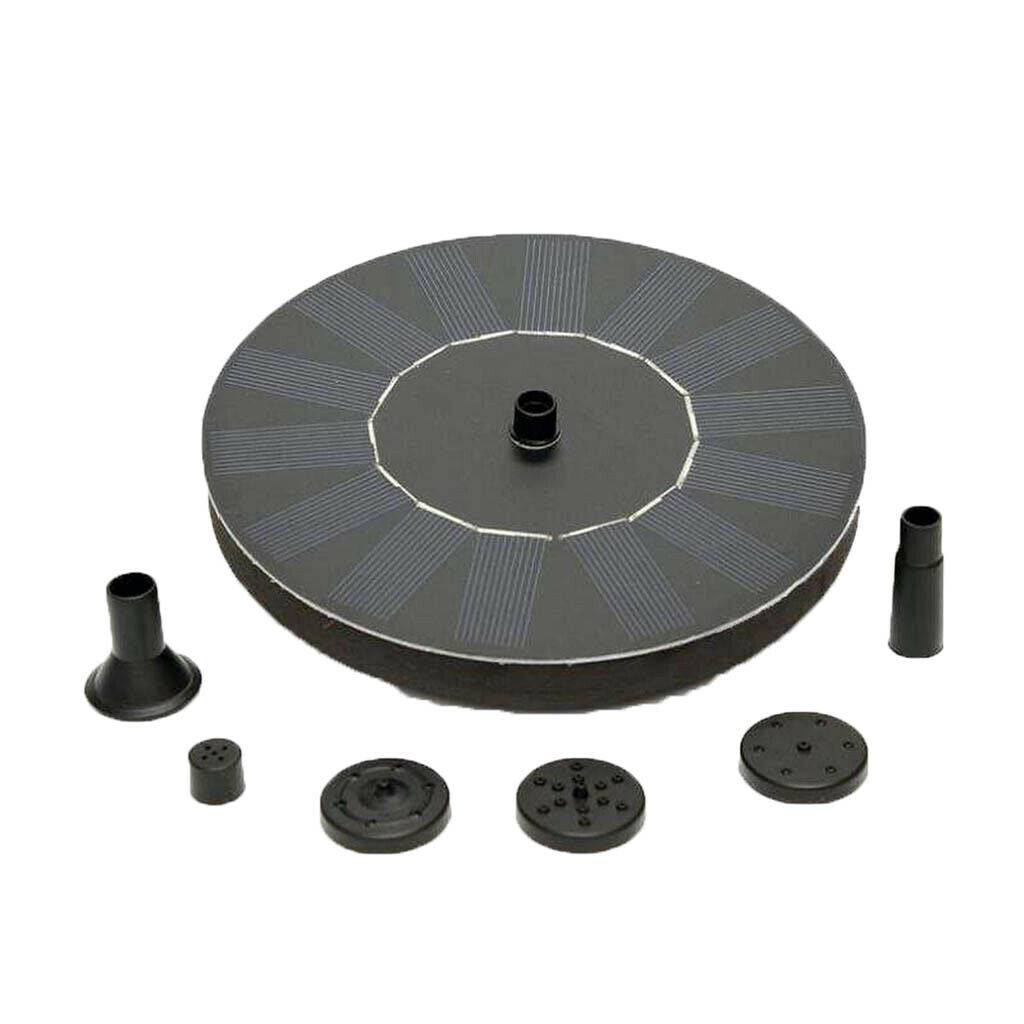 Solar Fountain Pump for Bird Bath Solar Panel Water Pump Pond Garden Pump