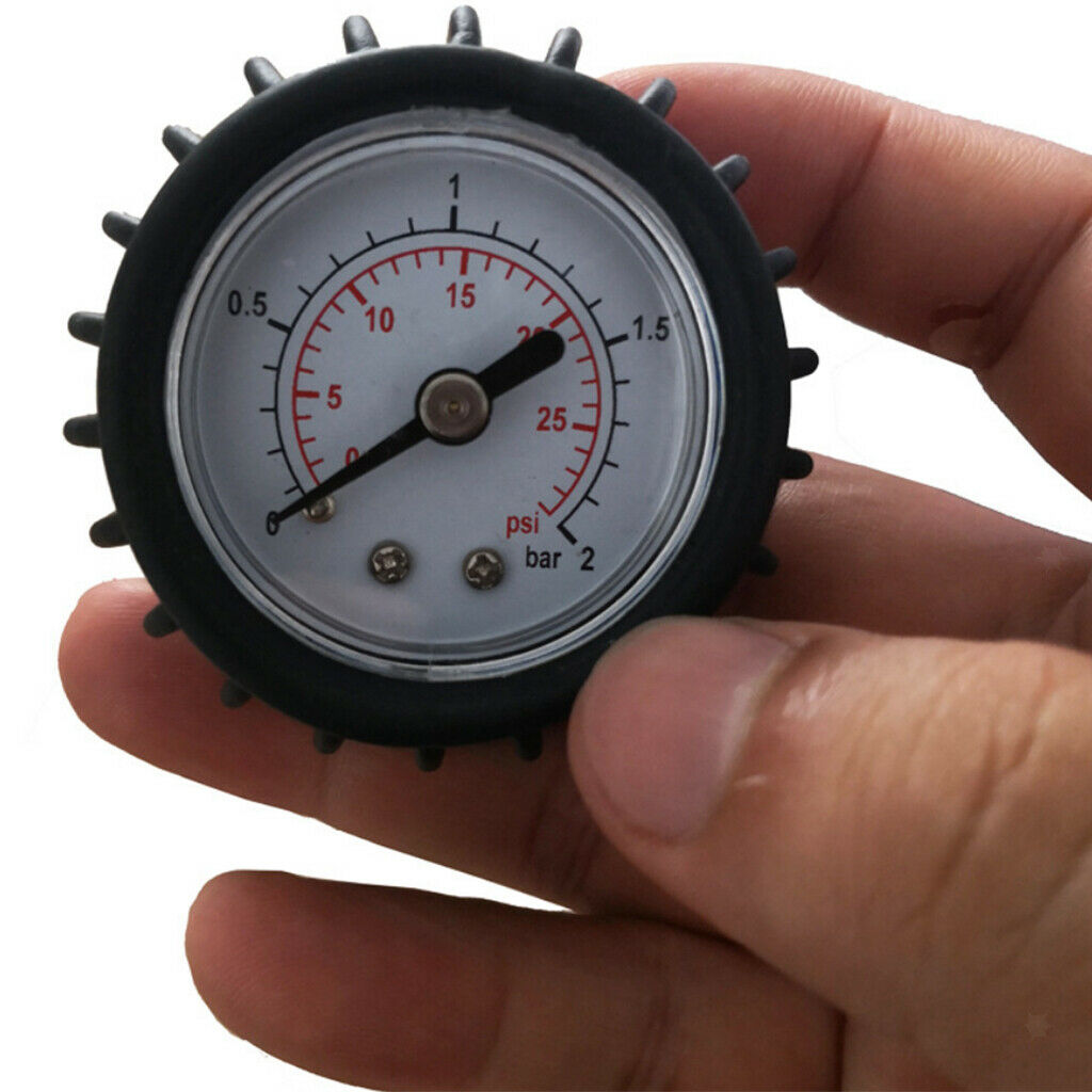Kayak Barometer Inflatable Boat Pressure Gauge Checker for Rubber Raft Airbed