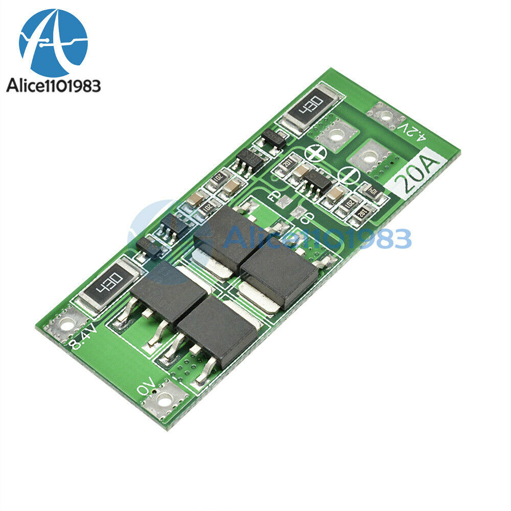 18650 Lithium Li-ion Battery BMS Protection Board 5PCS 2S 20A Charger Balance
