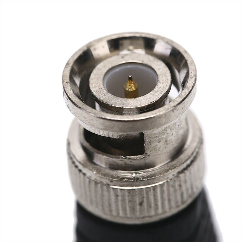 10 Male Coax CAT5 To Coaxial BNC Cable Connector adapter Camera CCTV Vide.l8