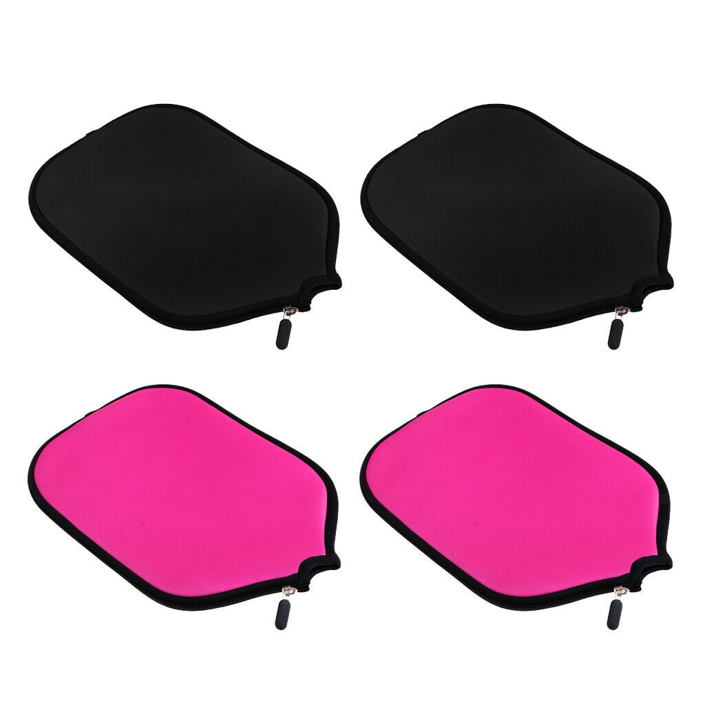 Pack of 4 Pickleball Paddle Cover Neoprene Case Bag Universal Accessories
