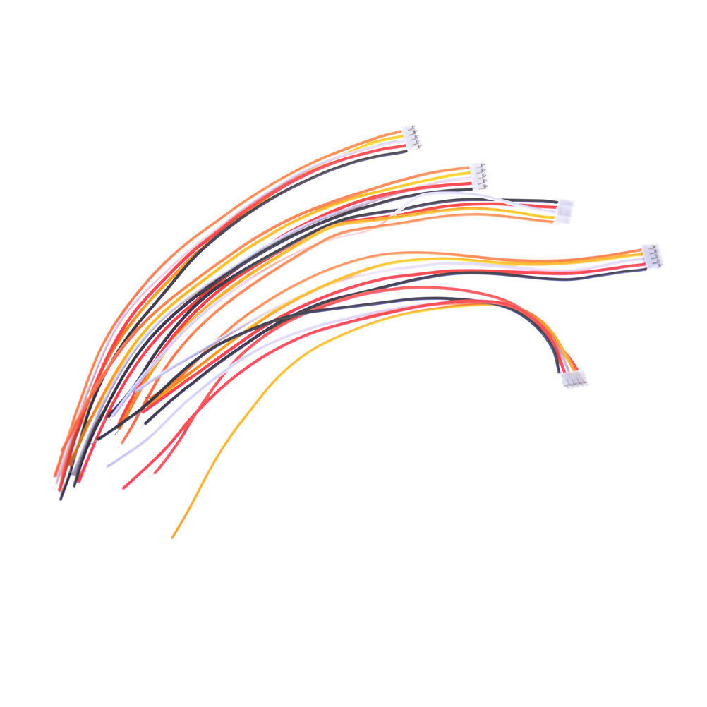 5Pcs Mini Micro PH 2.0mm JST 5-Pin Male Connector Plug Wires Cables 200.l8