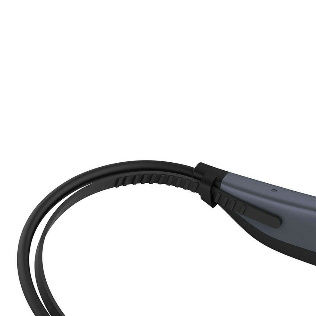Wireless Bluetooth Sweatproof Bone Conduction Earphone Earbuds Mic Gray