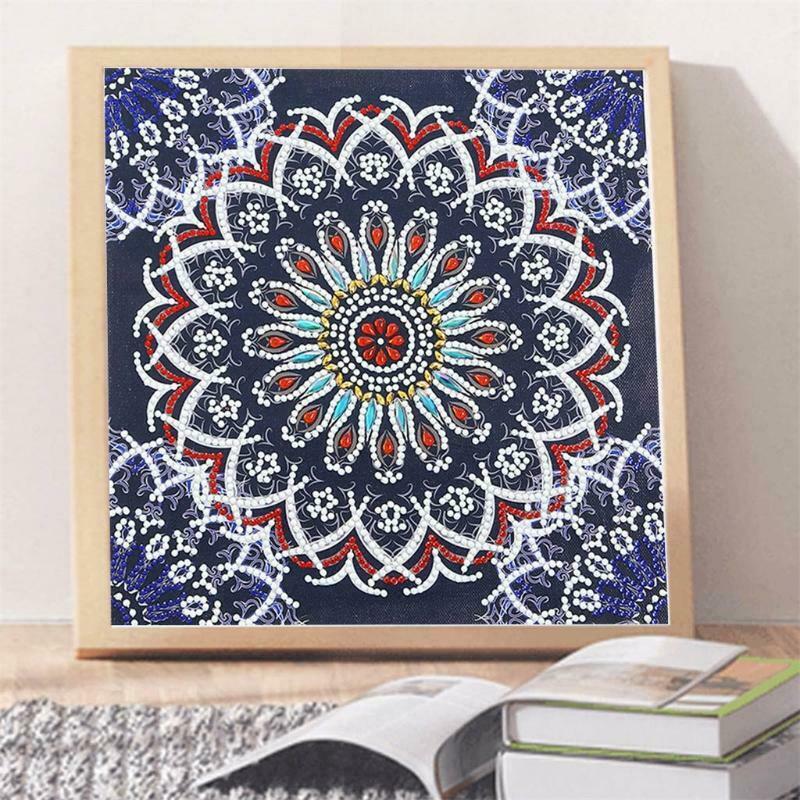 Mandalas DIY Special Shape 5D Luminous Diamond Painting Kits Home Wall Decor