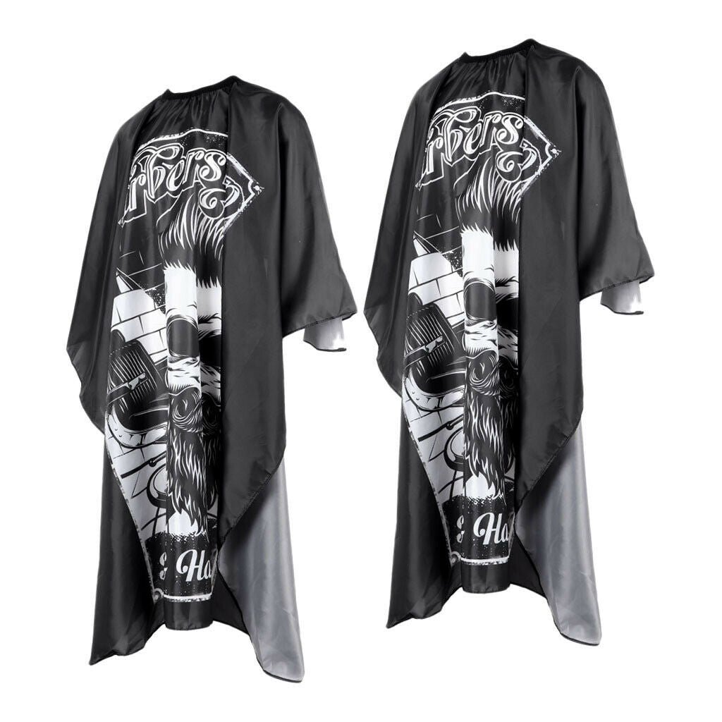 2 Hairdressing Shampoo Cape Apron Gown for Cutting Colouring Styling 02