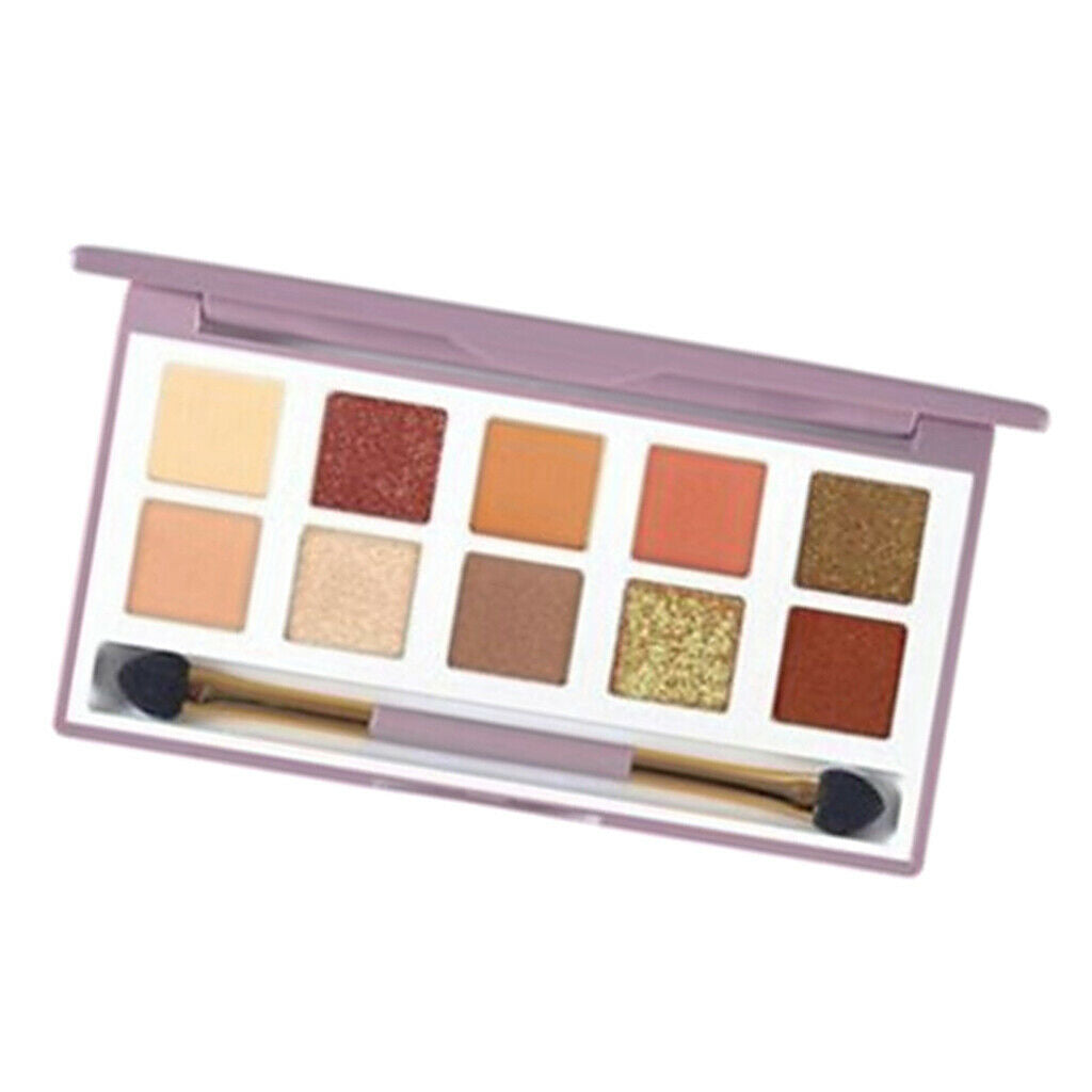 10 Colors Eyeshadow Palette Long Wearing Eye Shadow Pressed Powder 03