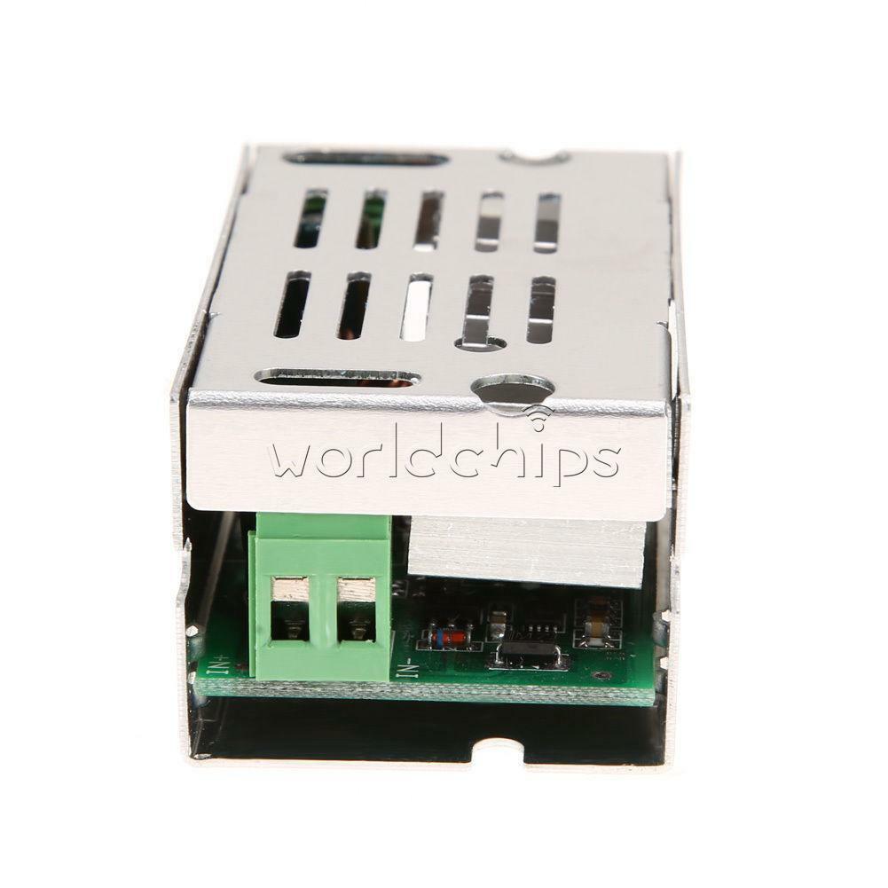DC-DC 5A Auto Boost Step Up Step Down Converter Module Voltage Aluminum Case