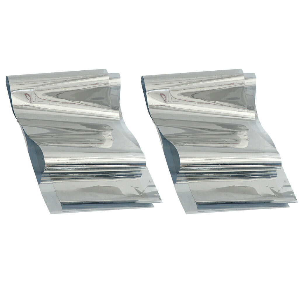 2 Pcs Static Cling Window Film Non-Adhesive Glass Film Anti UV for Bathroom