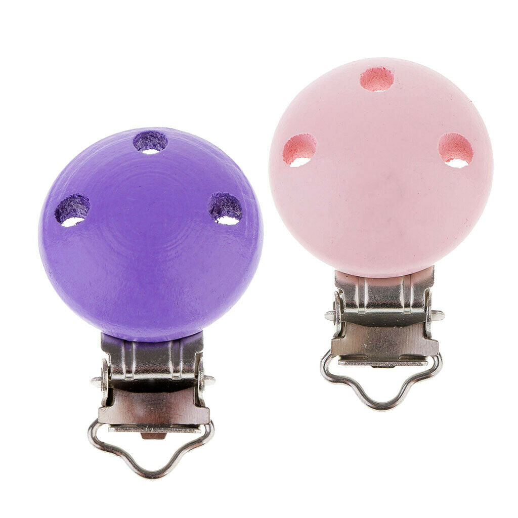 2pcs Baby Pacifier Clip Educational Toys Good Baby Gift