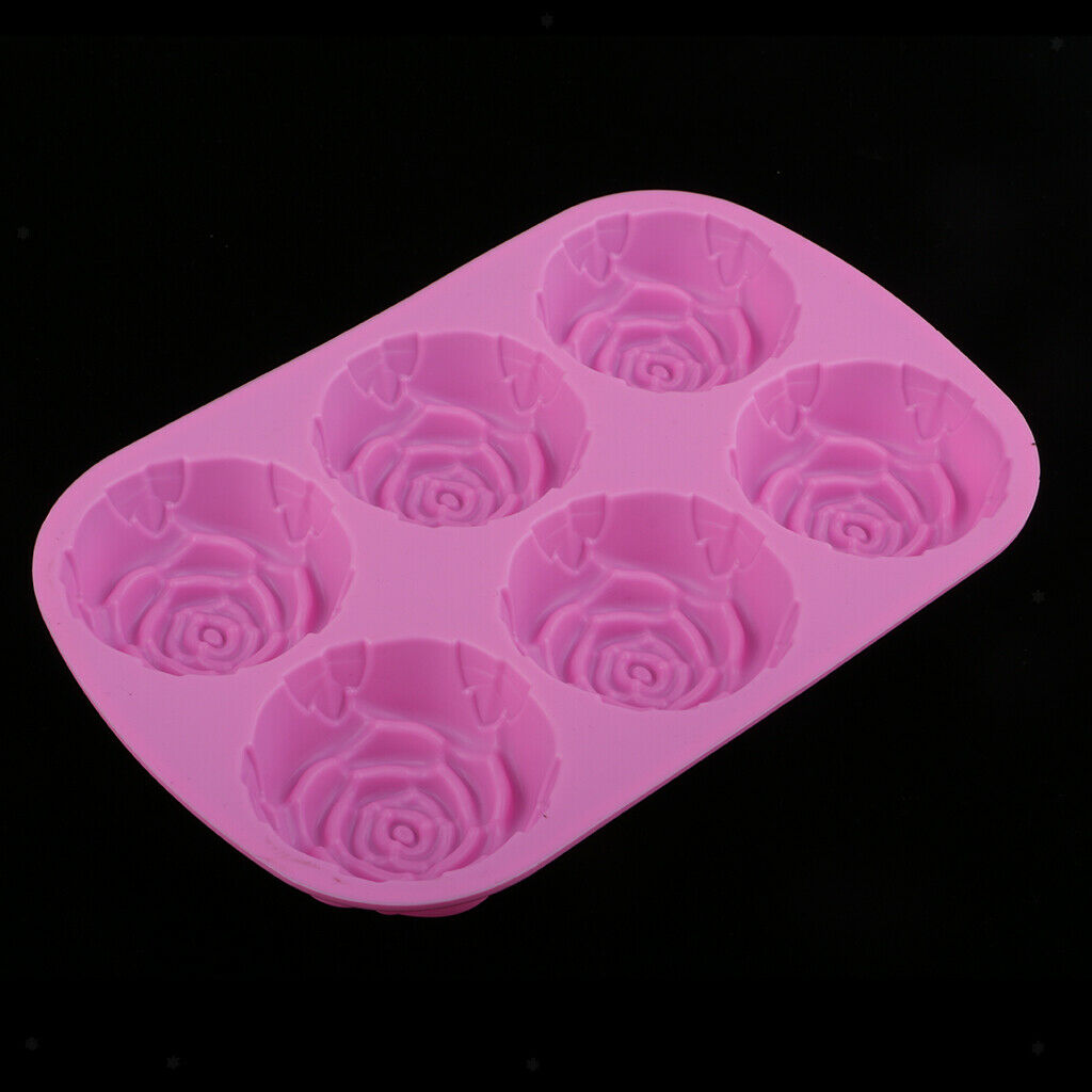 Wedding Flower Rose Silicone Mould Fondant Cake Topper  Mold Tool