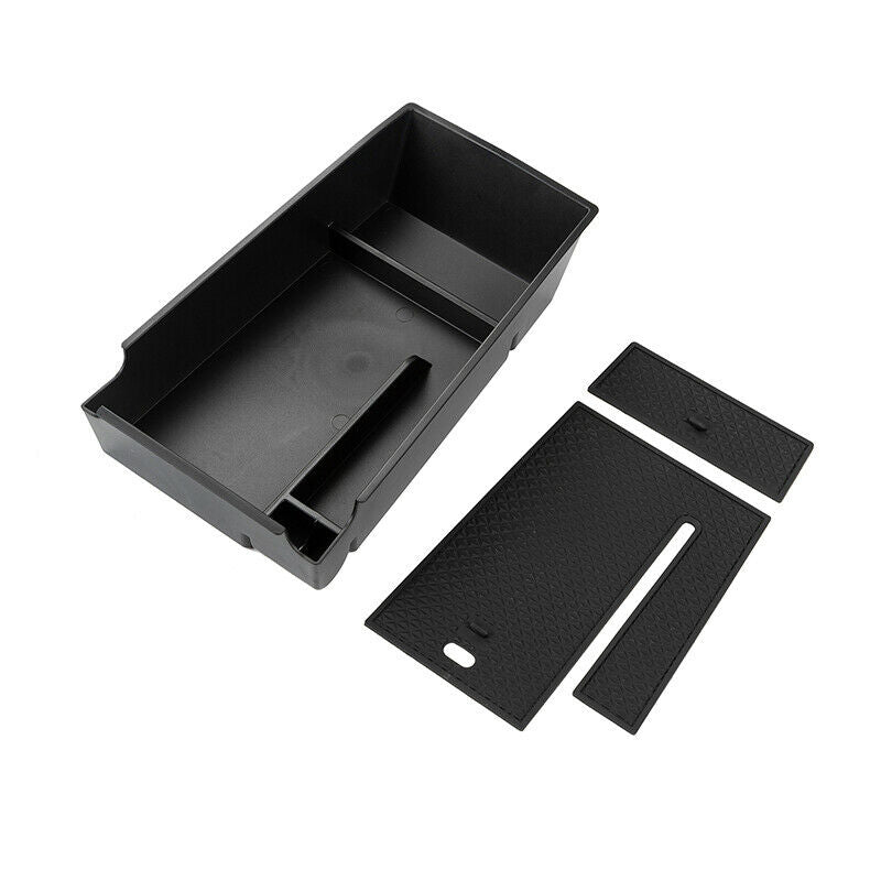 For Kia K5 Optima 2020 1Pcs Black Center Storage Box Interior Organizer Tray