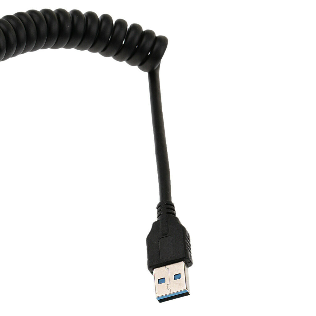 1 piece USB 3.0 to Type C Extension Coiled Cable Usb 3.0 Male to Usb C