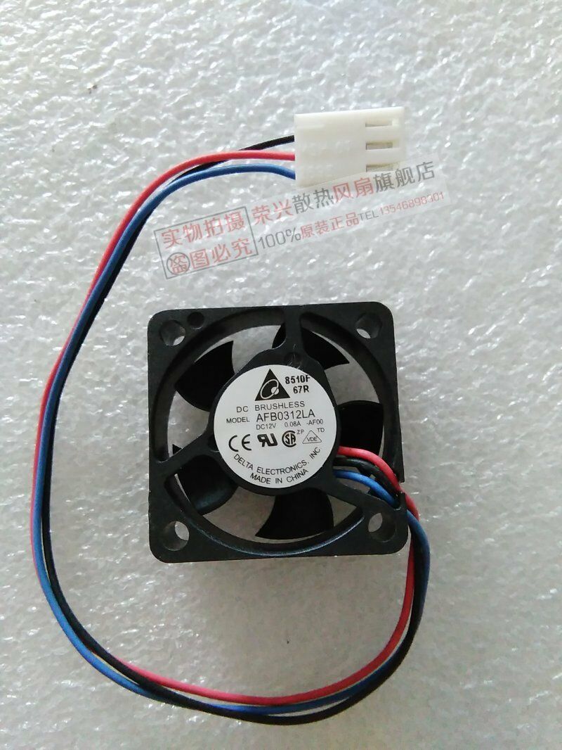 For 1PCS Delta 3010 AFB0312LA fan DC12V 0.08A 30*30*10mm 2pin