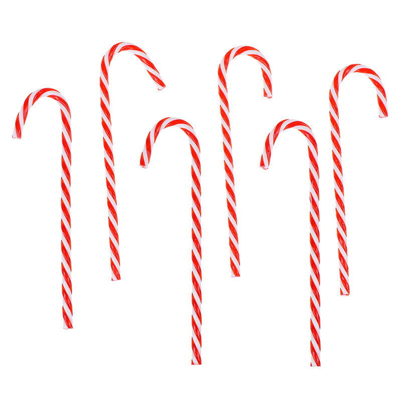 6Pcs Xmas Tree Candy Cane Hanging Ornament Decoration Christmas Party Deco.l8