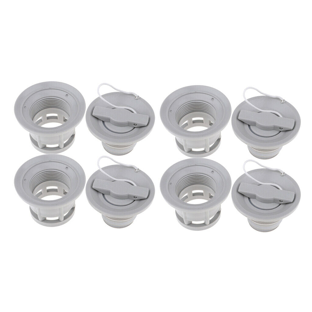 4Pack 6 Holes Seal Air Valve   for Inflatable Boat Raft Dinghy Kayak Canoes