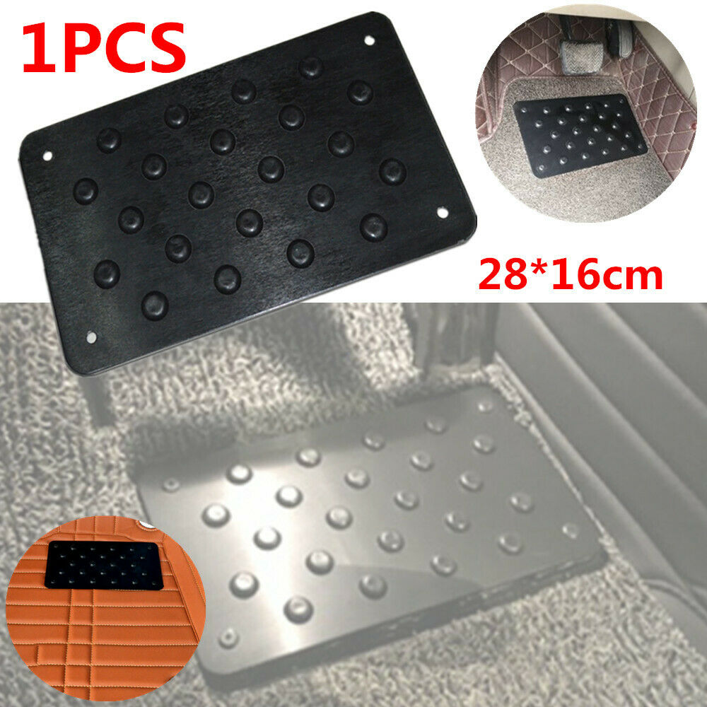 Car Aluminum Brake Clutch Foot Pad Pedal Throttle Non-Slip Wear-resistant Black