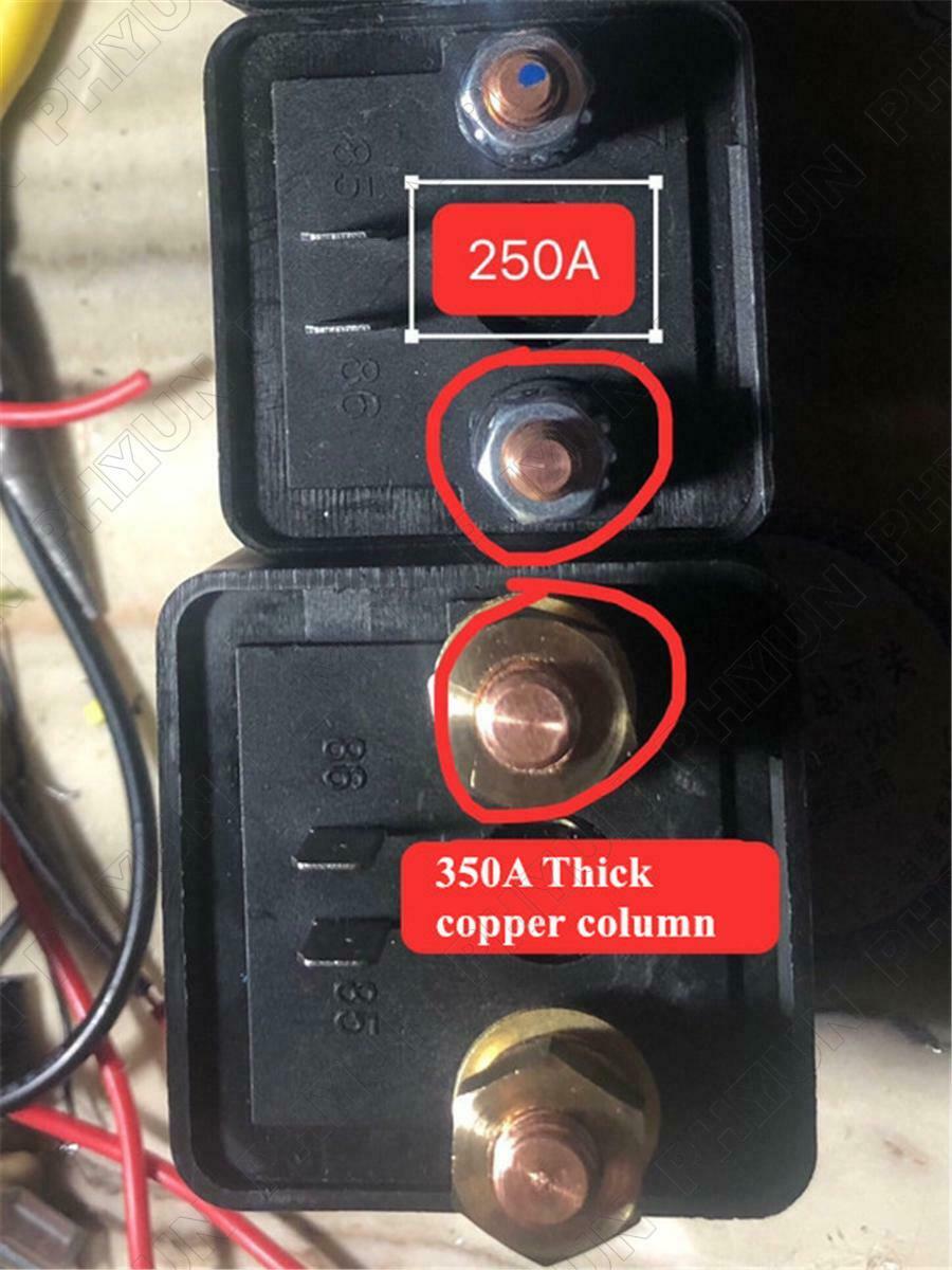 250A 12V Wireless Remote Control Car Battery Disconnect Cut Off Isolator Switch